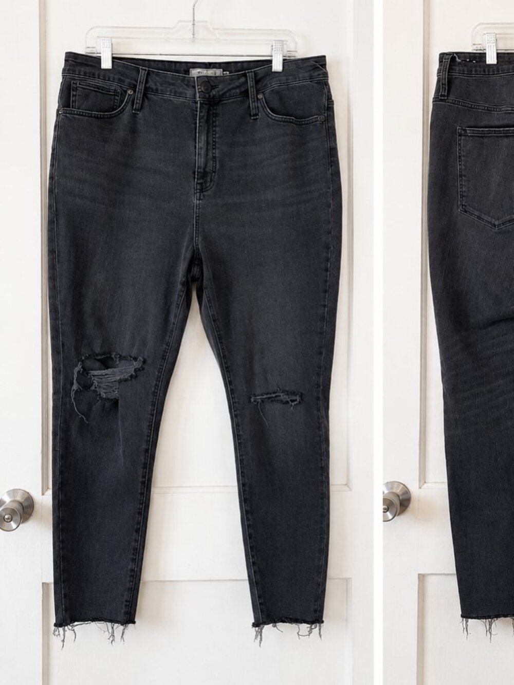 Madewell Curvy Skinny Jeans Women’s 34 Petite Black High Rise